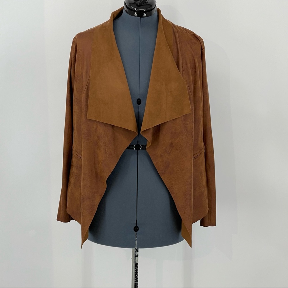WORTHINGTON SIZE M Brown Suede Women's Jacket